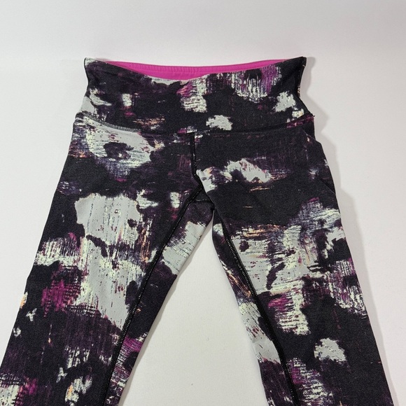 Lululemon Wunder Under Pant Leggings Kara Blossom Multi size 4 - Picture 3 of 11